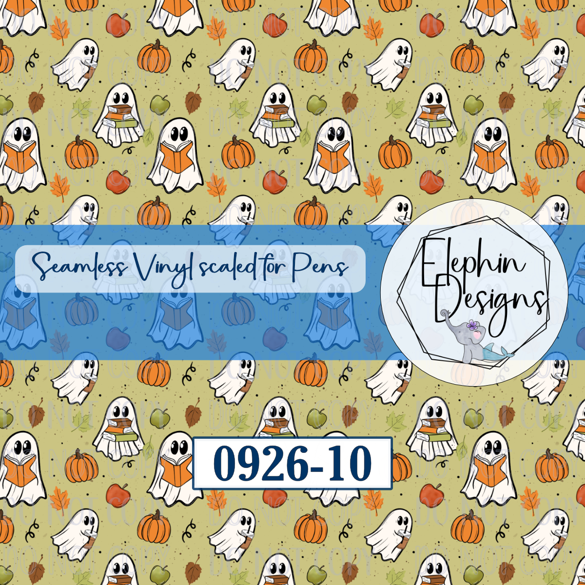 Ghost Books Seamless Printed Vinyl | 0926-10