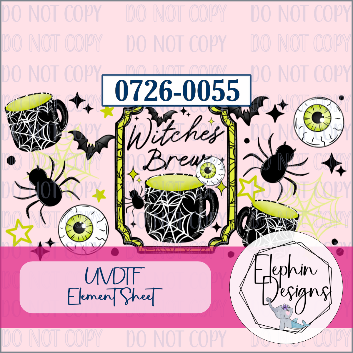 UV DTF Element Sheet | Witches Brew | 0726-0055