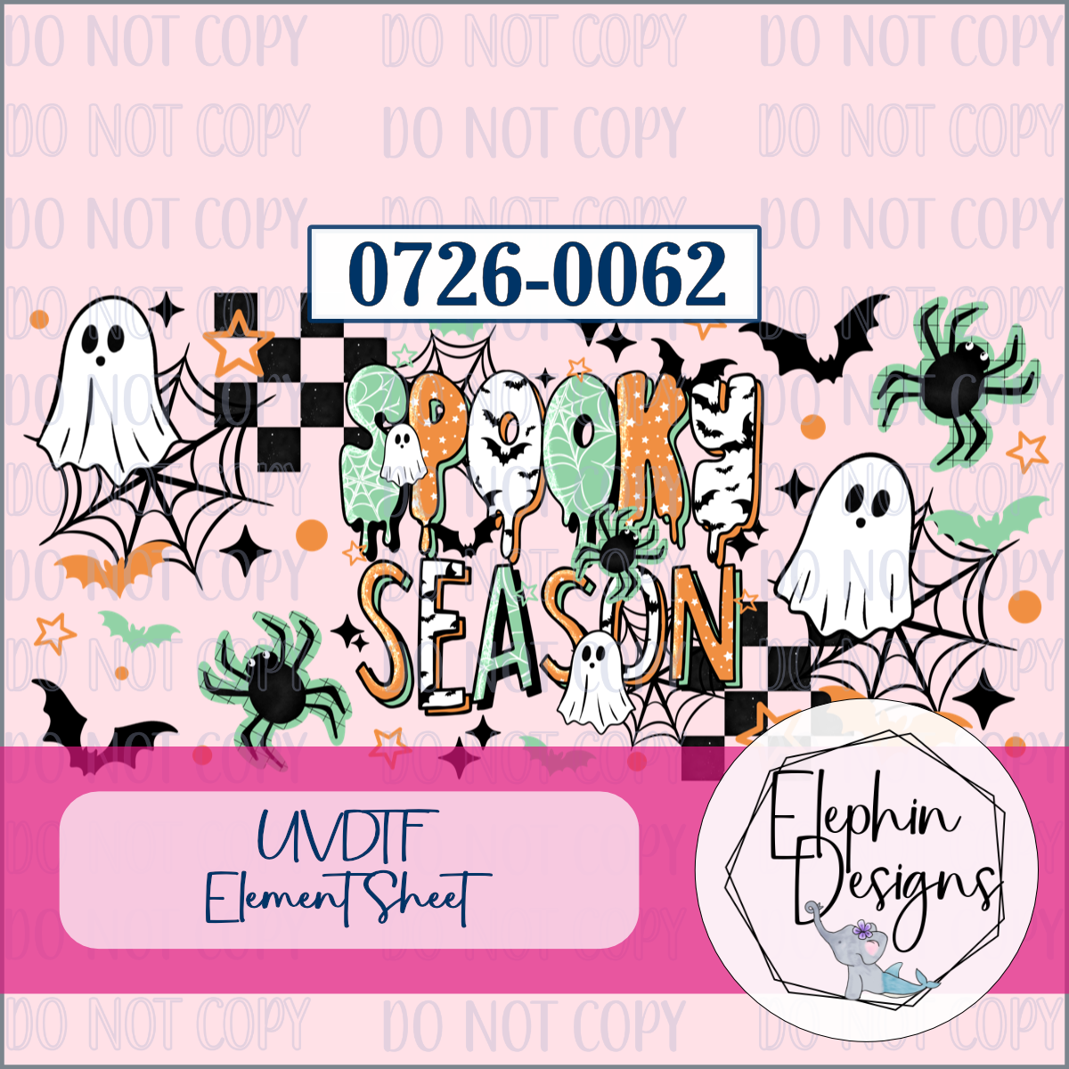 UV DTF Element Sheet | Spooky Season | 0726-0062