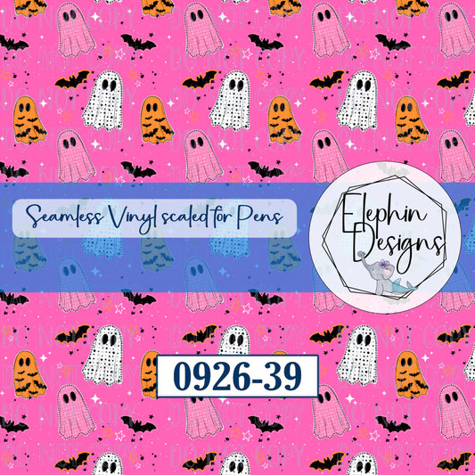 Ghost Bat Seamless Printed Vinyl | 0926-39