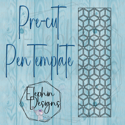 Blocks V2 Double Sided Adhesive Precut Pen Template